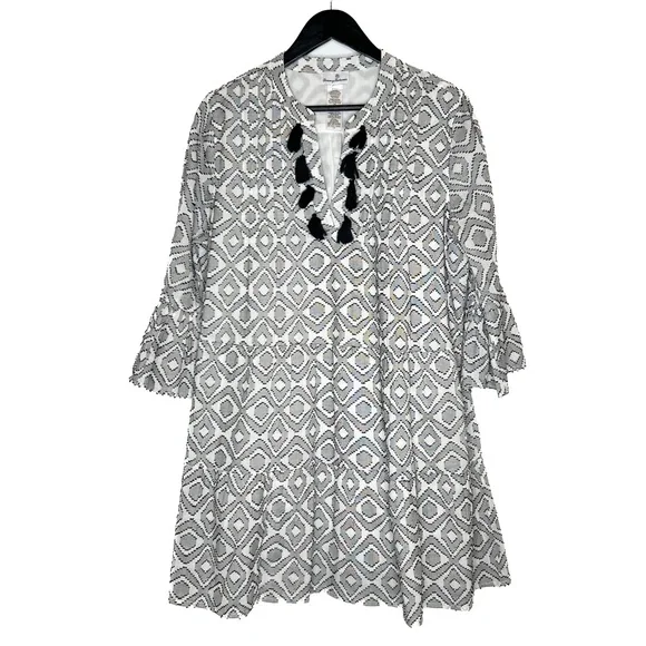 Tommy Bahama Black and White Mini Dress - Picture 2 of 6